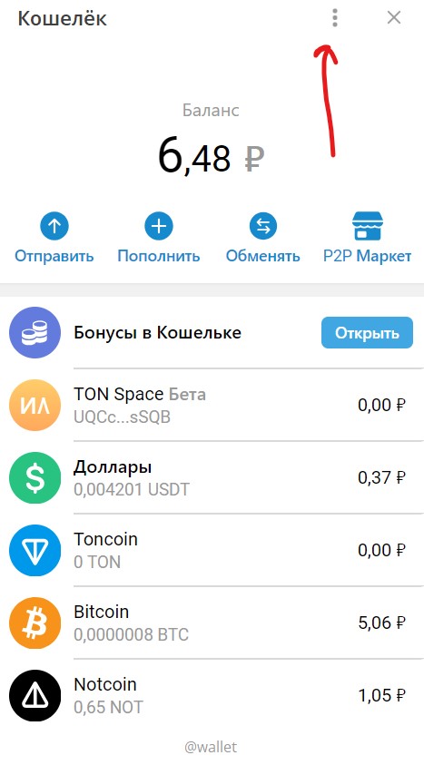 Как пройти верификацию в Кошельке Telegram - Настройки